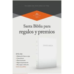 Biblia Reina Valera 1960 Regalos y premios blanco imitacion piel 8P