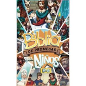 Biblia Reina Valera 1960 de promesas para niños tapa dura.