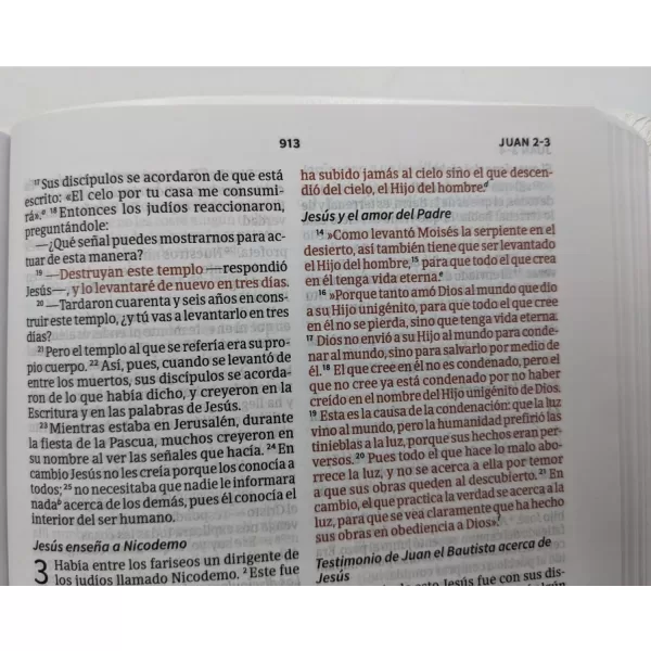 Biblia Reina Valera 1960 Regalos y premios blanco imitacion piel 8P - Imagen 3