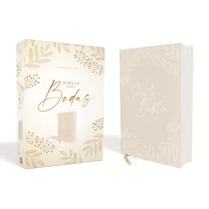 Biblia Reina Valera 60 para bodas tela tapa dura Caja de regalo