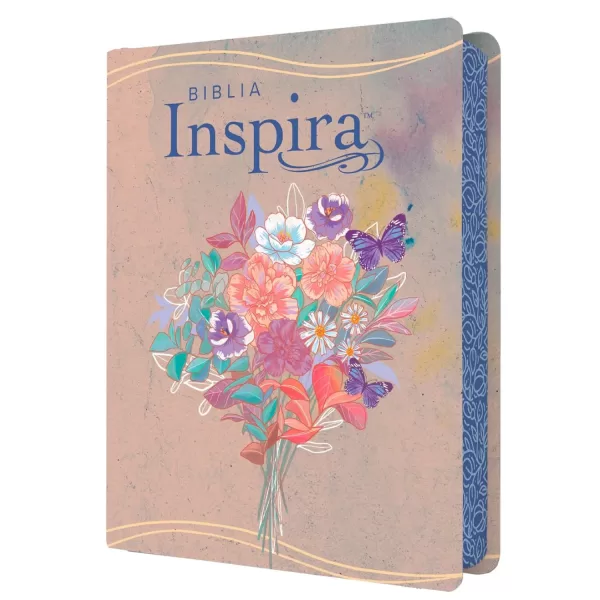 Biblia NTV Inspira acuarela semi piel. - Imagen 3