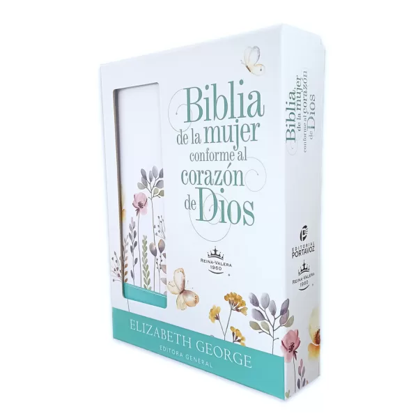 Biblia Reina Valera 1960 Mujer conforme al corazón de Dios edición Jardín - Imagen 2