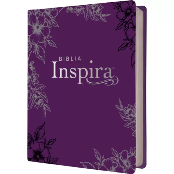 Biblia NTV inspira lavanda semi piel - Imagen 2