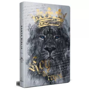 Biblia Reina Valera 1960 nombres de Dios león rey de reyes tapa dura tamaño manual 10.5p