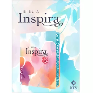 Biblia NTV Inspira paraiso floral semi piel