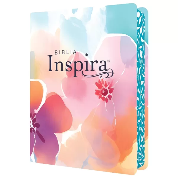Biblia NTV Inspira paraiso floral semi piel - Imagen 2