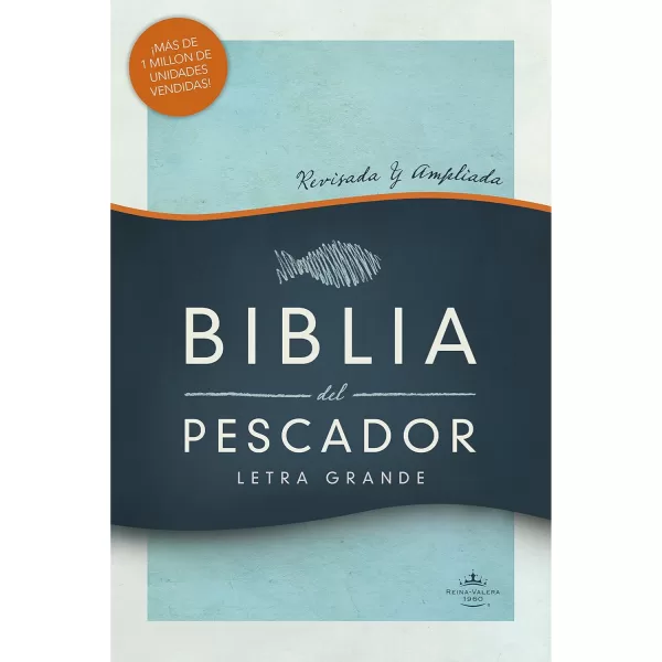 Biblia Reina Valera 1960 Pescador azul tapa dura 11P