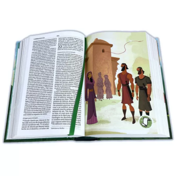 Biblia Reina Valera 1960 Para niños interactiva tapa dura - Imagen 3