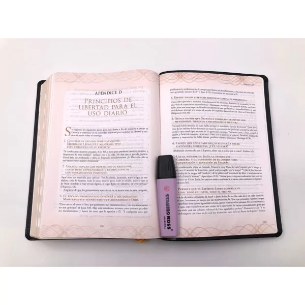 Biblia Reina Valera 1960 Para la guerra espiritual tapa dura 9P - Imagen 4