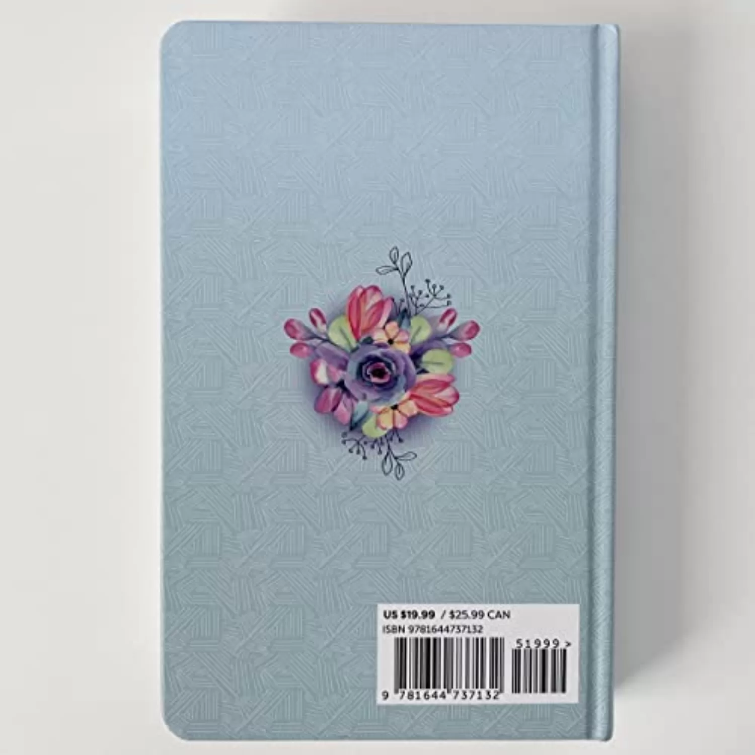 Biblia RV1960 Nombres de Dios tapa dura flores azules 10.5P Tamaño Manual PJR - Imagen 3