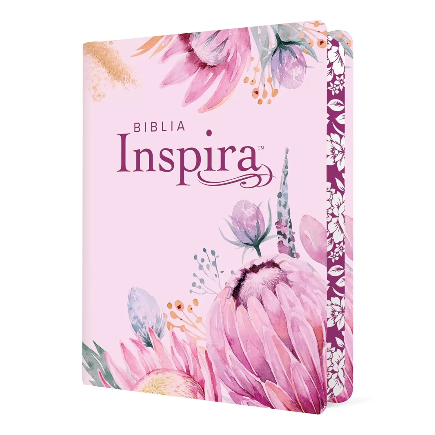Biblia NTV Inspira con filament - Primaveral Semipiel - Leltra Grande 10.5P - Imagen 2
