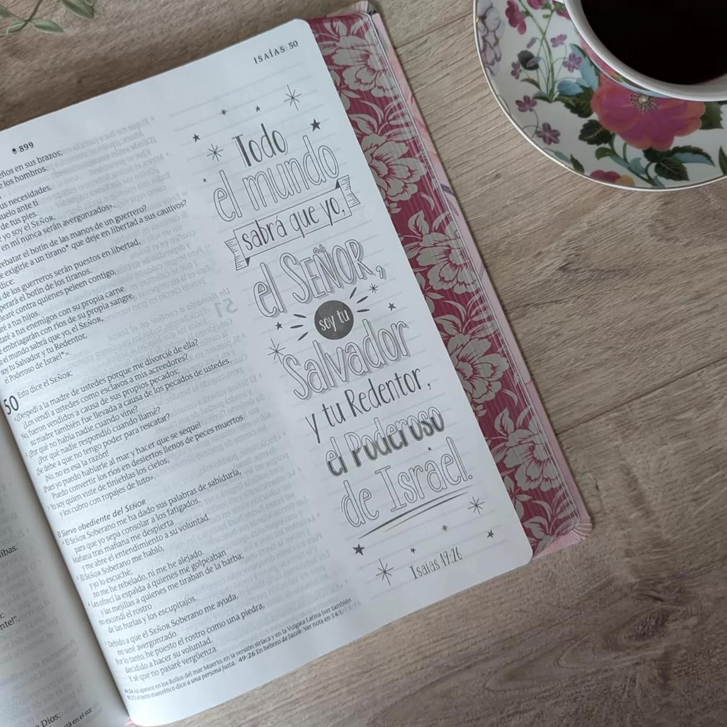 Biblia NTV Inspira con filament - Primaveral Semipiel - Leltra Grande 10.5P - Imagen 7